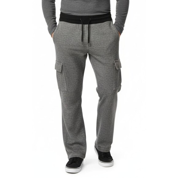 7 For All Mankind Other - 7 For All Mankind Pants Mens Cargo Melange Grey Joggers Large Athleisure Size 34